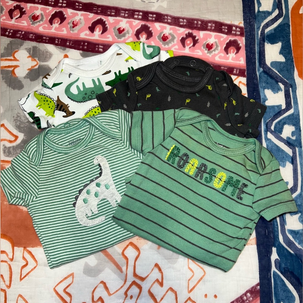 BUNDLE: Newborn Dino Bodysuits